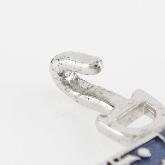 Dior choker metallic Silver 5 hooks Trotter Women Used Authentic