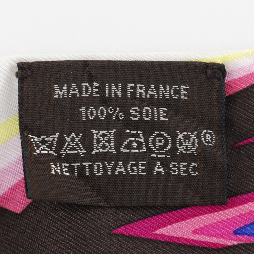 HERMES scarf silk pink Brides de Gala Shadow Brides de Gala Shadow TwillyBucket Women Used Authentic