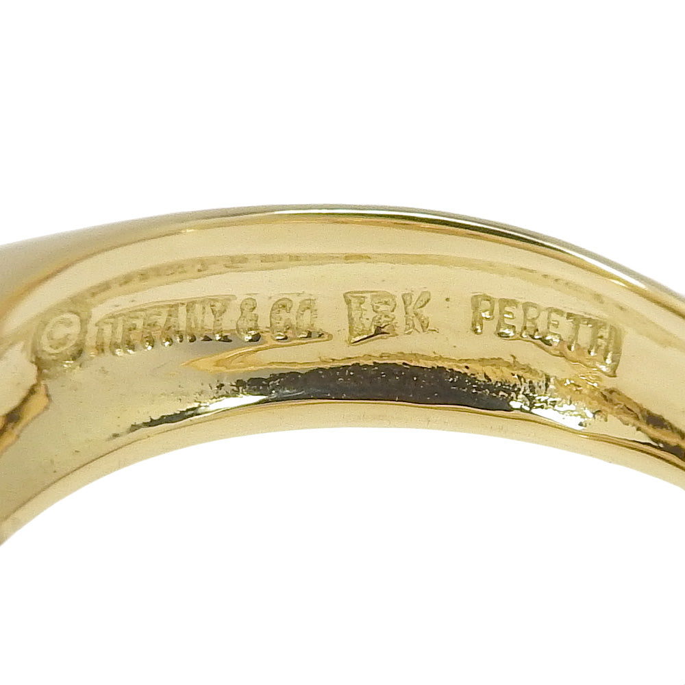 TIFFANY&Co. Ring K18 yellow gold gold Elsa Peretti Full heart Women Used Authentic