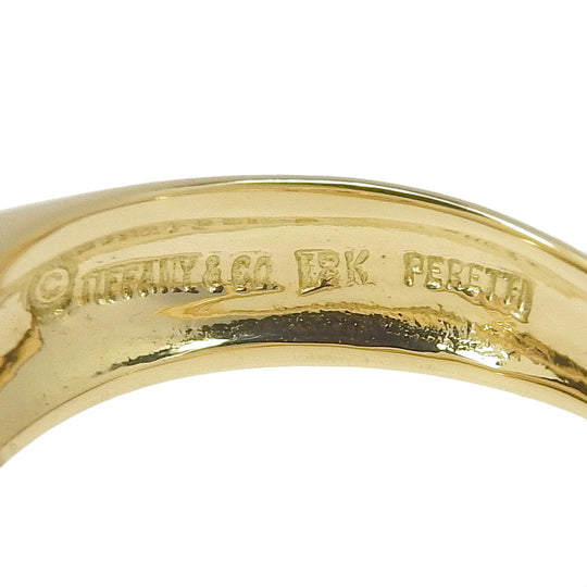 TIFFANY&Co. Ring K18 yellow gold gold Elsa Peretti Full heart Women Used Authentic