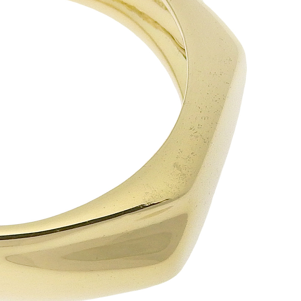 TIFFANY&Co. Ring K18 yellow gold gold Elsa Peretti Full heart Women Used Authentic
