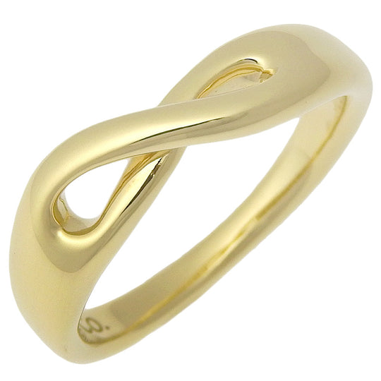 TIFFANY&Co. Ring K18 yellow gold gold Infinity Women Used Authentic