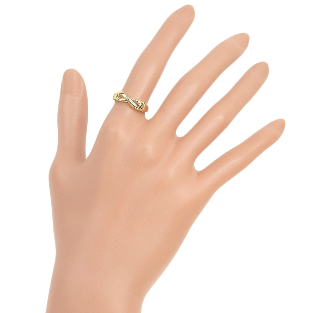 TIFFANY&Co. Ring K18 yellow gold gold Infinity Women Used Authentic
