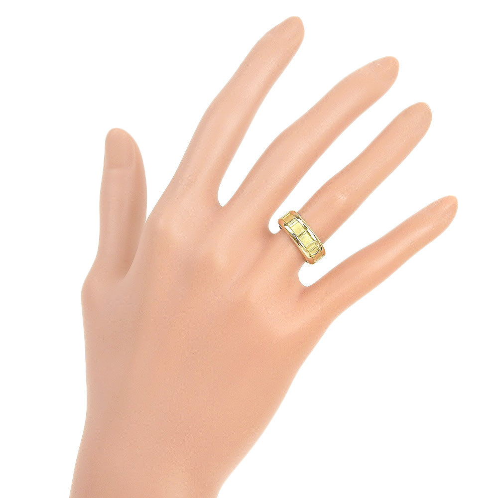 TIFFANY&Co. Ring K18 yellow gold gold Atlas Women Used Authentic