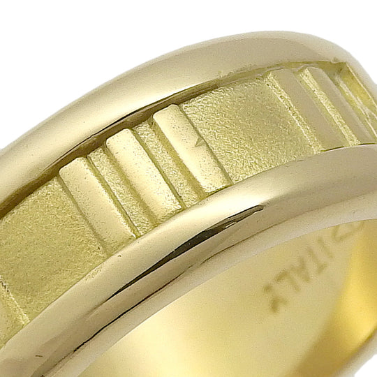 TIFFANY&Co. Ring K18 yellow gold gold Atlas Women Used Authentic