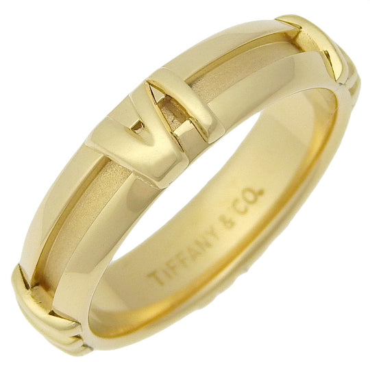 TIFFANY&Co. Ring K18 yellow gold gold Atlas Women Used Authentic