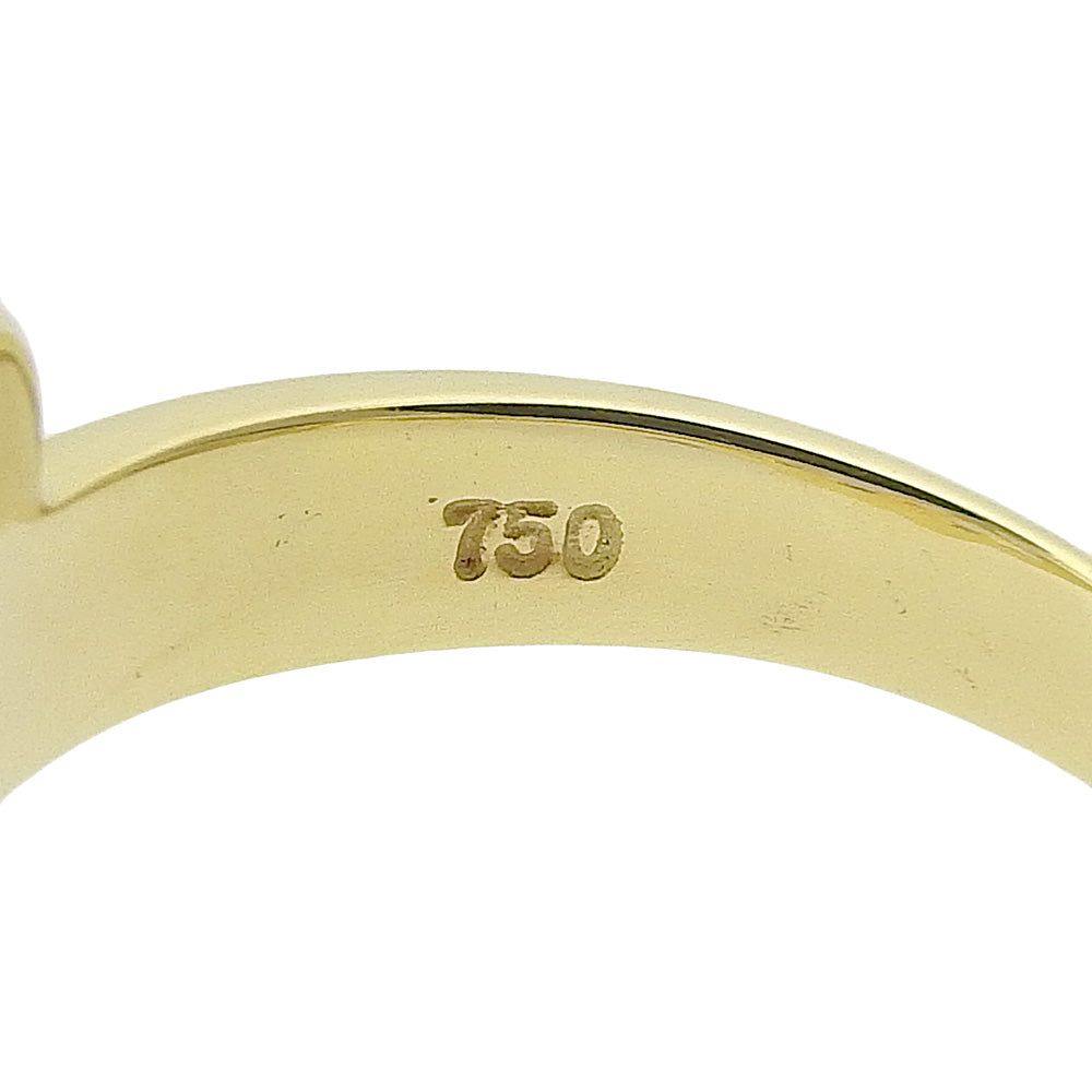 TIFFANY&Co. Ring K18 yellow gold gold Triple heart Women Used Authentic