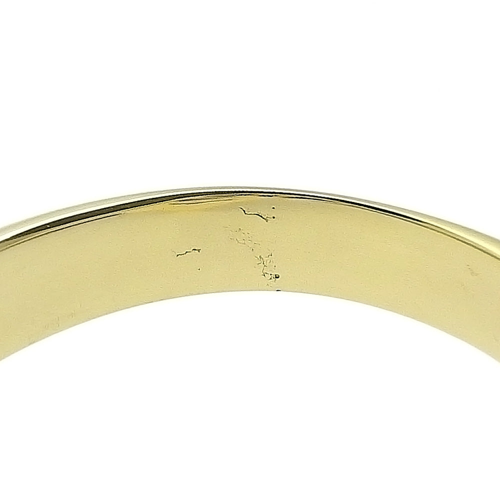 TIFFANY&Co. Ring K18 yellow gold gold Triple heart Women Used Authentic