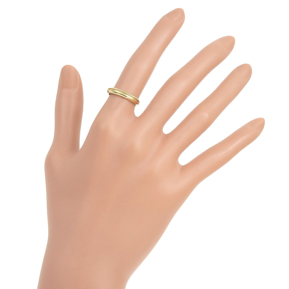 TIFFANY&Co. Ring K18 yellow gold gold vintage bundling 1 line Women Used Authentic