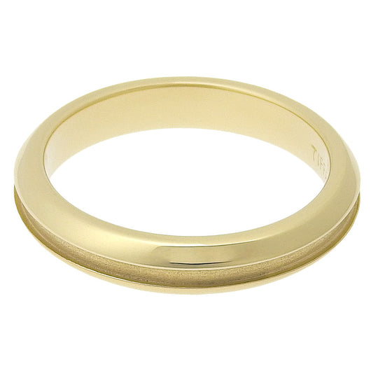 TIFFANY&Co. Ring K18 yellow gold gold vintage bundling 1 line Women Used Authentic