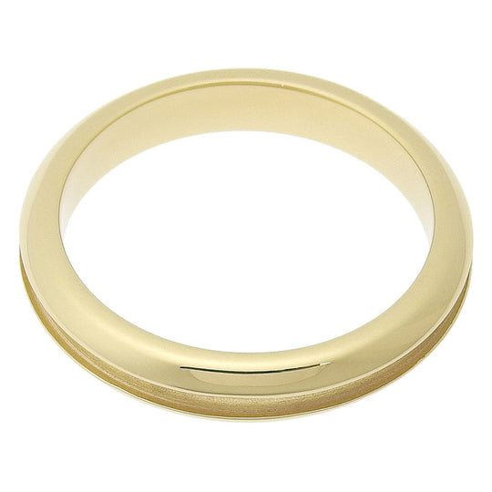 TIFFANY&Co. Ring K18 yellow gold gold vintage bundling 1 line Women Used Authentic