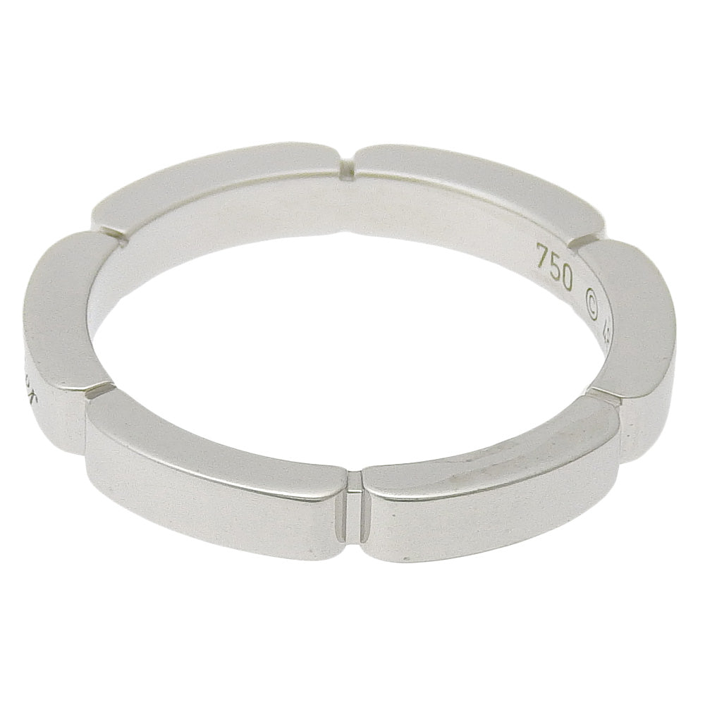CARTIER Ring K18 white gold Silver Maiyon PANTHERE Women 48 Used Authentic