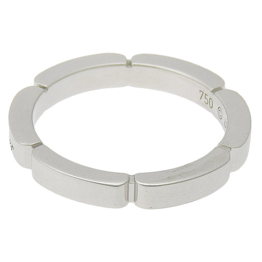 CARTIER Ring K18 white gold Silver Maiyon PANTHERE Women 48 Used Authentic