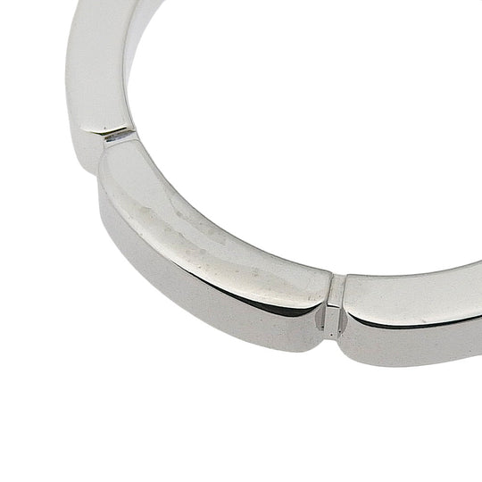 CARTIER Ring K18 white gold Silver Maiyon PANTHERE Women 48 Used Authentic