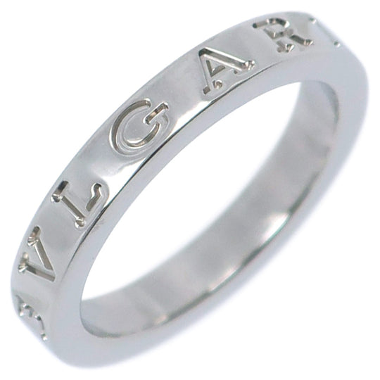 BVLGARI Ring Pt950Platinum Silver Double logo Bulgari Bulgari Women 48 Used Authentic