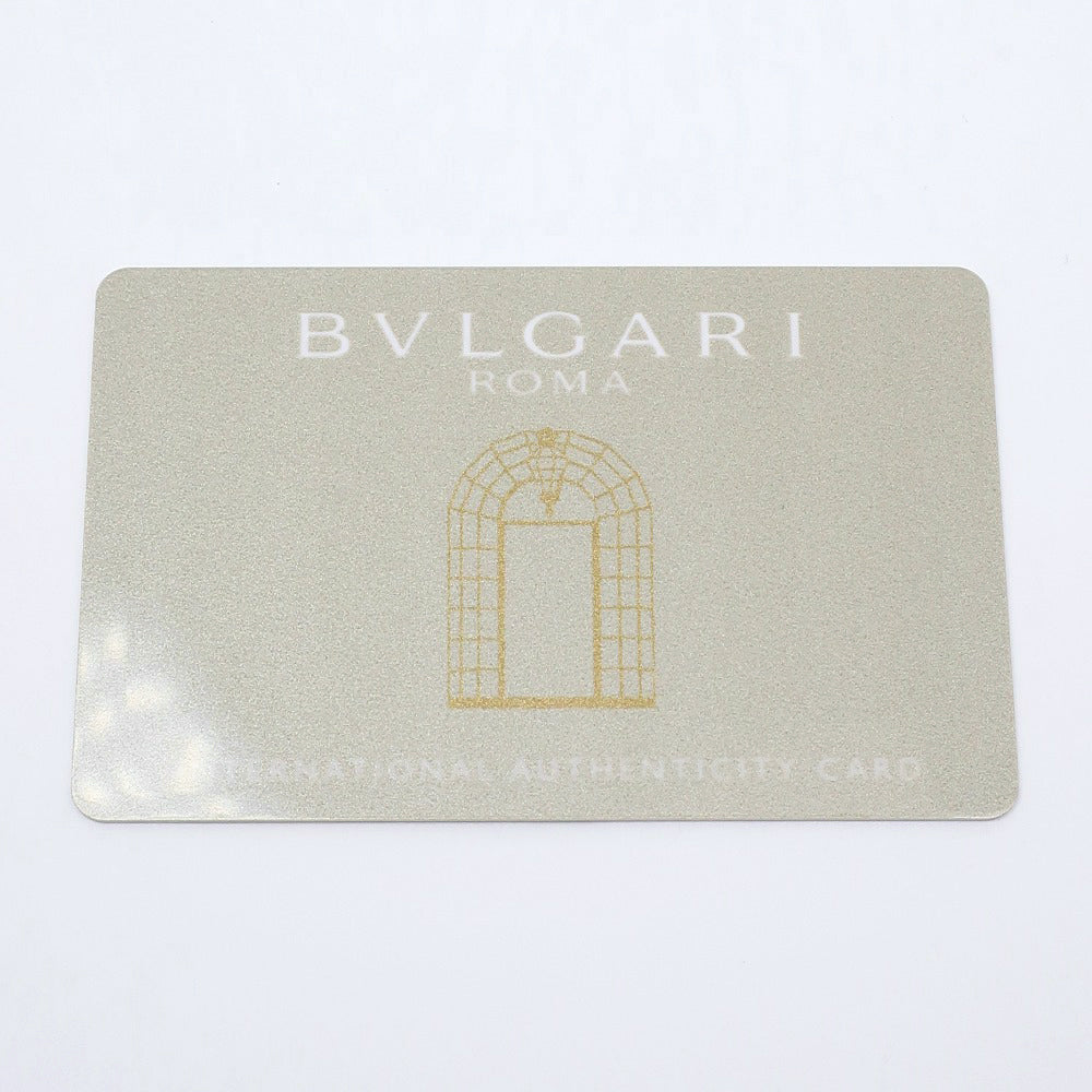 BVLGARI Ring Pt950Platinum, Diamond Silver 1P diamond corona Women Used Authentic