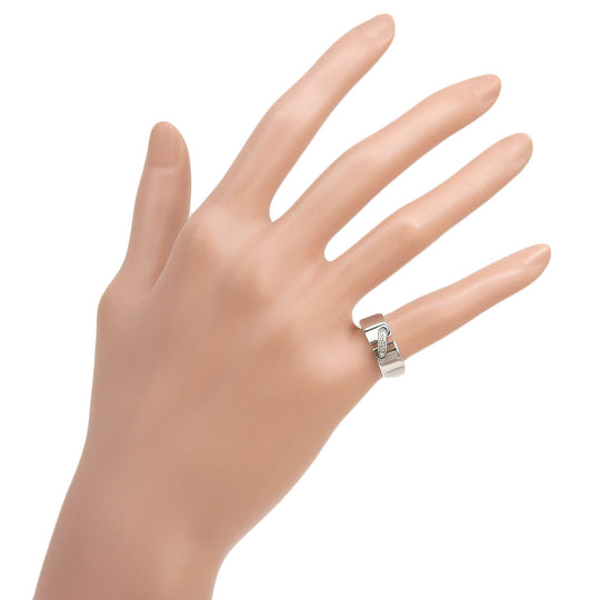 Chaumet Ring 080094-046 K18 White Gold, Diamond Silver Lian Women Used Authentic