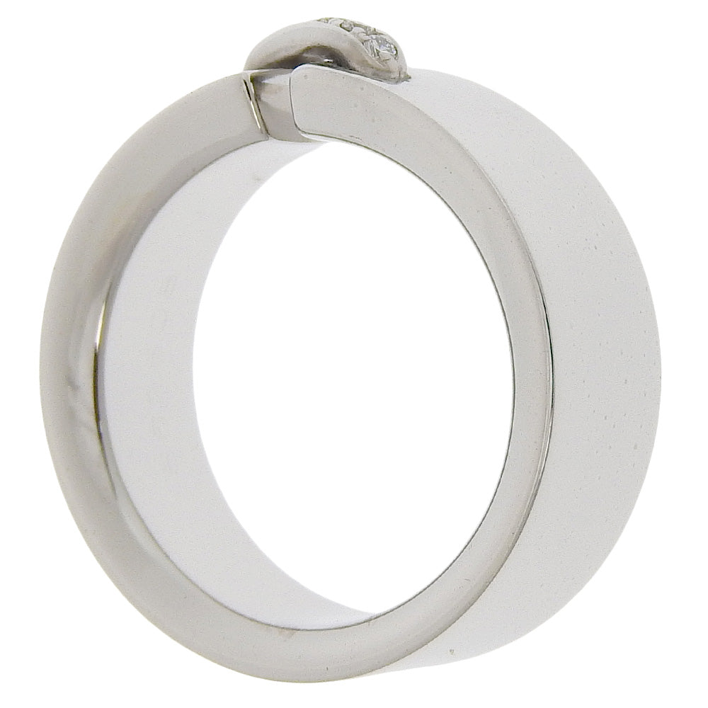 Chaumet Ring 080094-046 K18 White Gold, Diamond Silver Lian Women Used Authentic