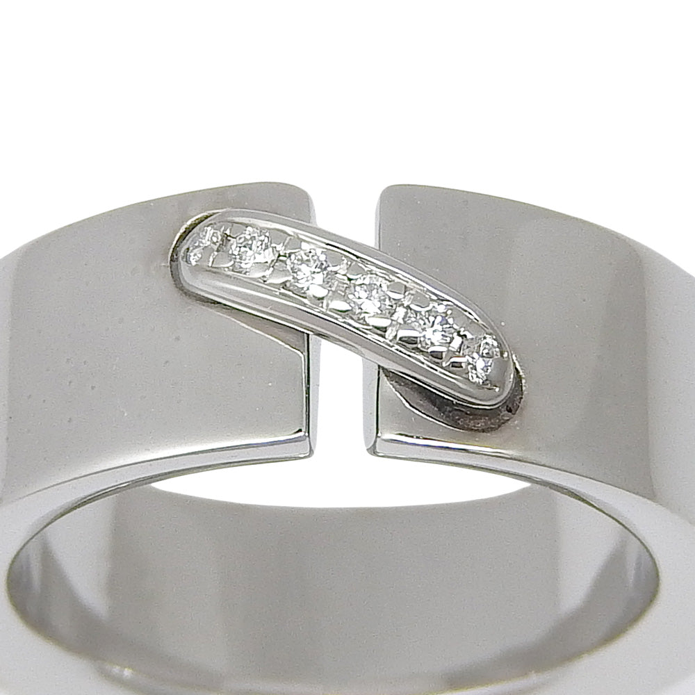 Chaumet Ring 080094-046 K18 White Gold, Diamond Silver Lian Women Used Authentic