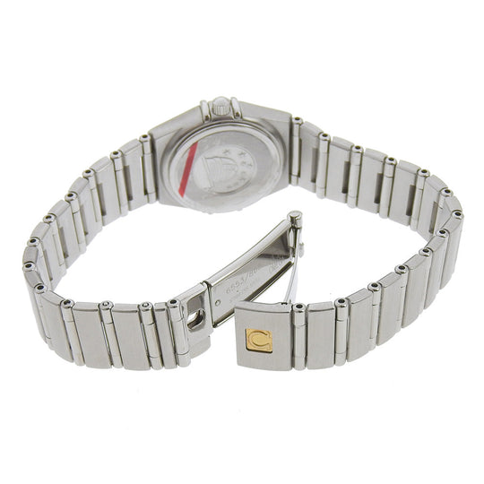OMEGA Watches Quartz 1562.4 Stainless Steel Silver cal.1456 Constellation Mini black dial Women Used Authentic