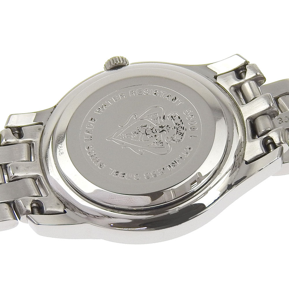 GUCCI Watches Quartz 5500L Stainless Steel Silver black dial Women Used Authentic