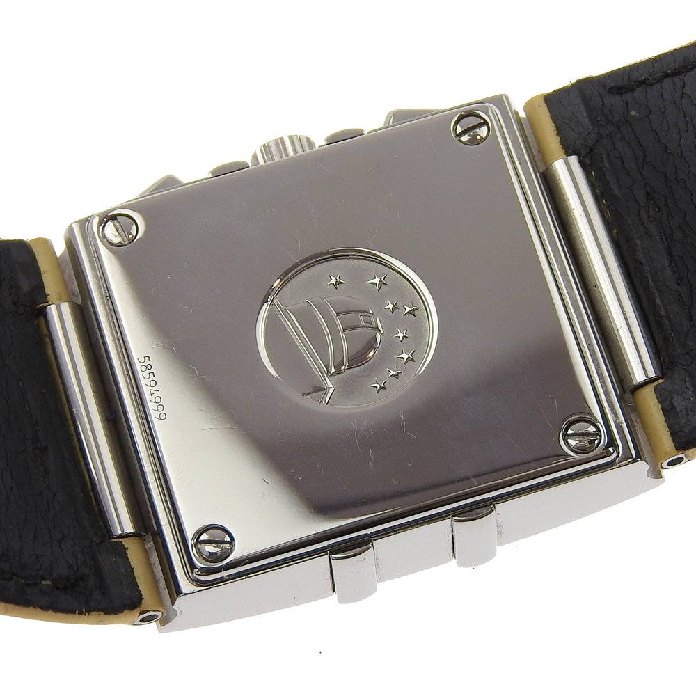 OMEGA Watches Quartz 1841.72.21 Stainless Steel , Embossed Leather white Quadra Constellation White shell dial Women Used Authentic