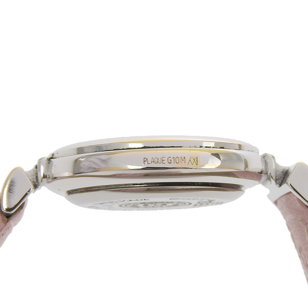 FENDI Watches Quartz 320L Stainless Steel , Embossed Leather white White shell dial Women Used Authentic