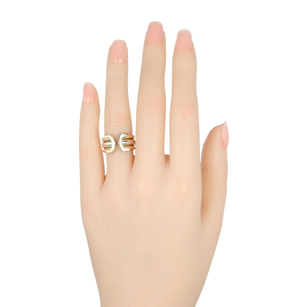 CARTIER Ring K18 Gold, YG PG WG gold 2C Women 47 Used Authentic