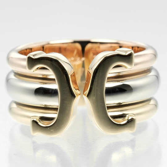 CARTIER Ring K18 Gold, YG PG WG gold 2C Women 47 Used Authentic