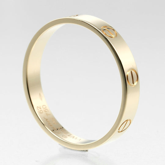 CARTIER Ring K18 yellow gold gold mini love wedding mens 62 Used Authentic