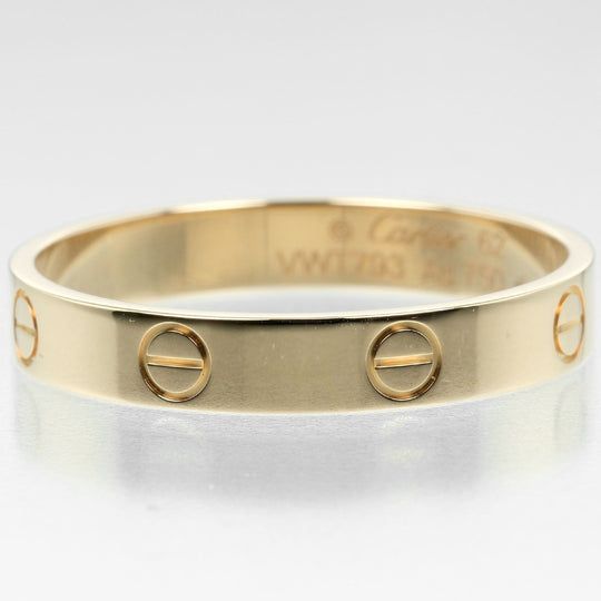 CARTIER Ring K18 yellow gold gold mini love wedding mens 62 Used Authentic