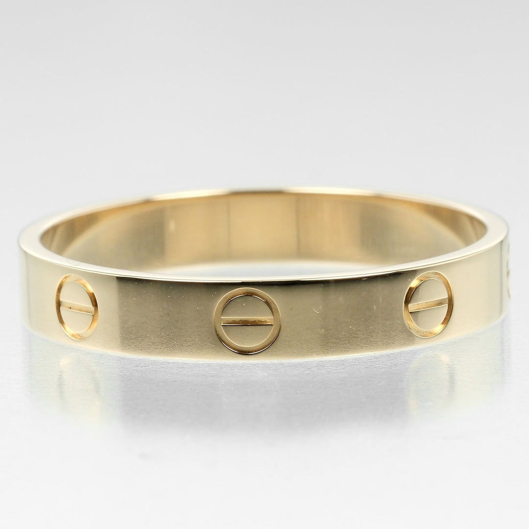 CARTIER Ring K18 yellow gold gold mini love wedding mens 62 Used Authentic