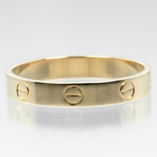 CARTIER Ring K18 yellow gold gold mini love wedding mens 62 Used Authentic