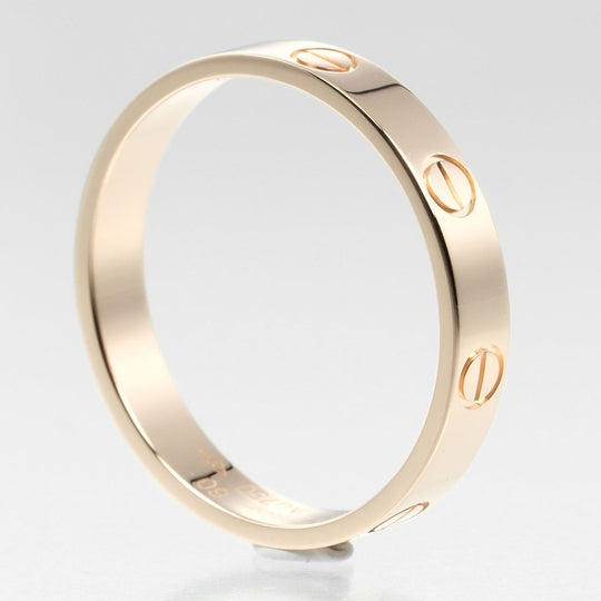 CARTIER Ring K18 Pink Gold gold mini love wedding mens 60 Used Authentic