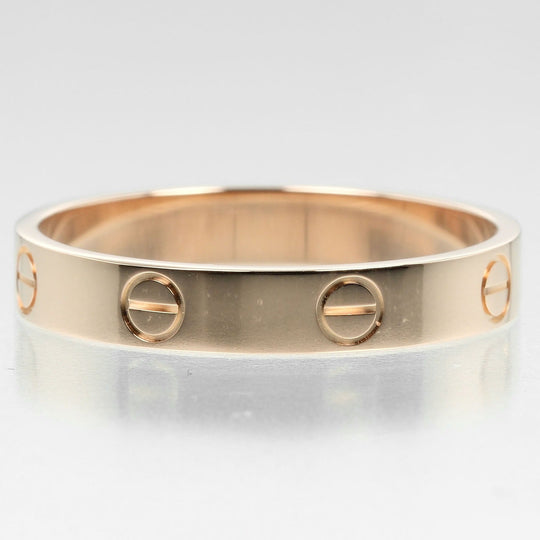 CARTIER Ring K18 Pink Gold gold mini love wedding mens 60 Used Authentic