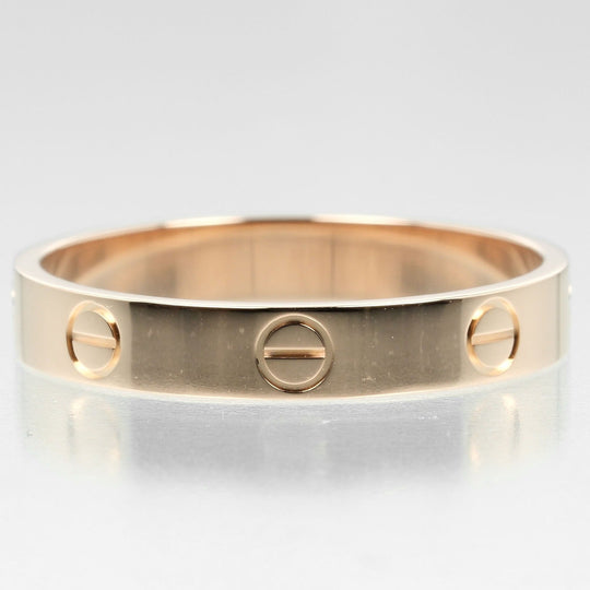 CARTIER Ring K18 Pink Gold gold mini love wedding mens 60 Used Authentic