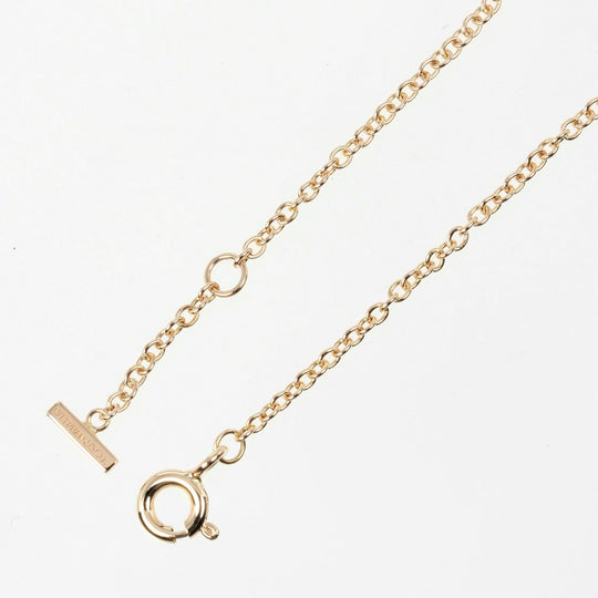 TIFFANY&Co. bracelet K18 Pink Gold gold T Smile Women Used Authentic