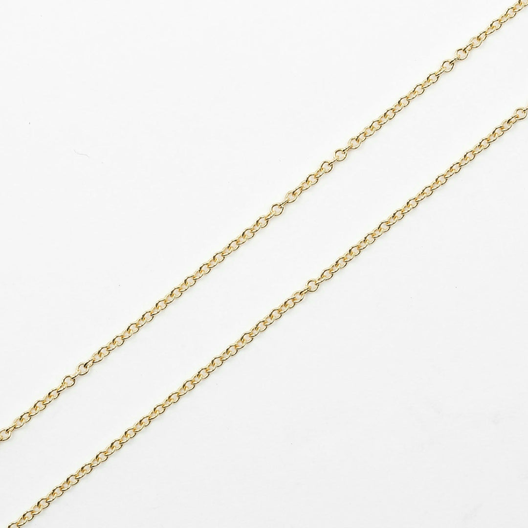 TIFFANY&Co. Necklace K18 Yellow Gold, Diamond gold Top width 0.1" By the yard Women Used Authentic