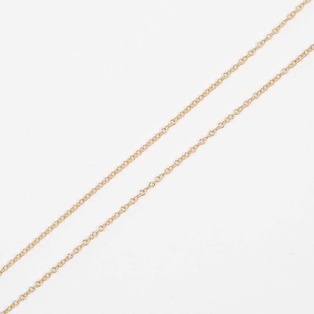 TIFFANY&Co. Necklace K18 pink gold, diamond gold Fleur Driskey Women Used Authentic
