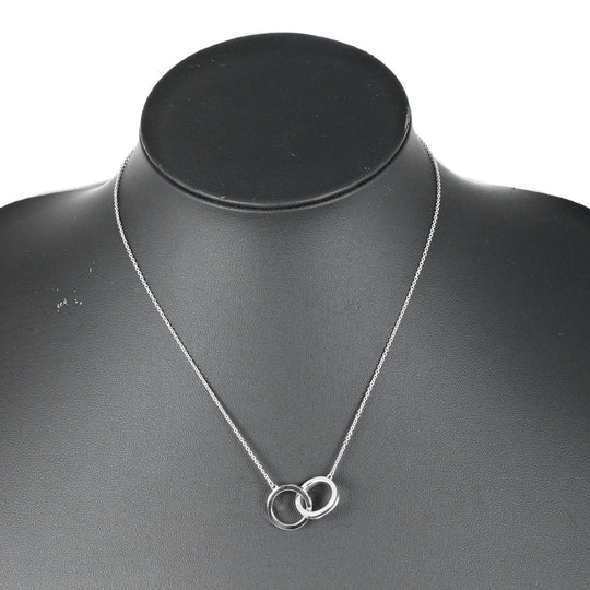 TIFFANY&Co. Necklace Silver925 Silver 1837 Interlocking Circle Women Used Authentic