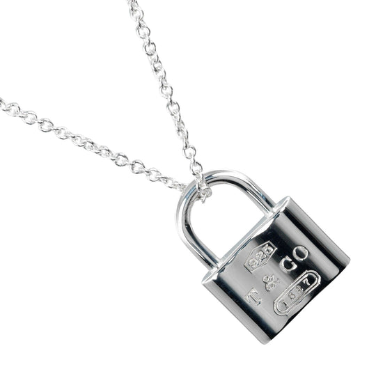 TIFFANY&Co. Necklace Silver925 Silver 1837 Lock Women Used Authentic