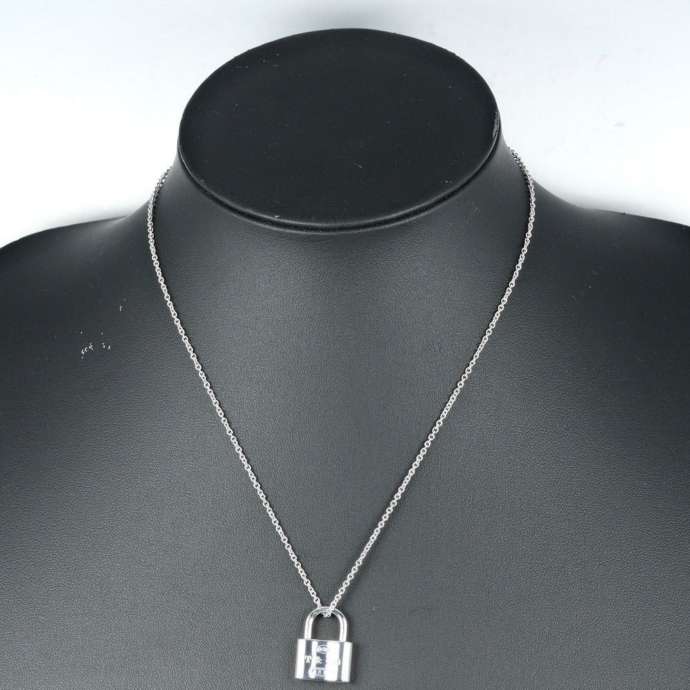TIFFANY&Co. Necklace Silver925 Silver 1837 Lock Women Used Authentic