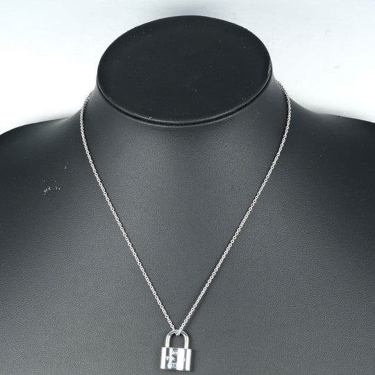 TIFFANY&Co. Necklace Silver925 Silver 1837 Lock Women Used Authentic