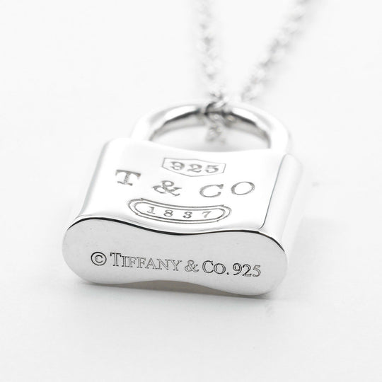 TIFFANY&Co. Necklace Silver925 Silver 1837 Lock Women Used Authentic