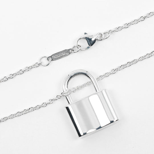 TIFFANY&Co. Necklace Silver925 Silver 1837 Lock Women Used Authentic