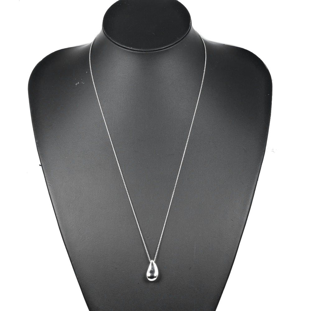 TIFFANY&Co. Necklace Silver925 Silver 23.6"Chain Teardrop Large Women Used Authentic