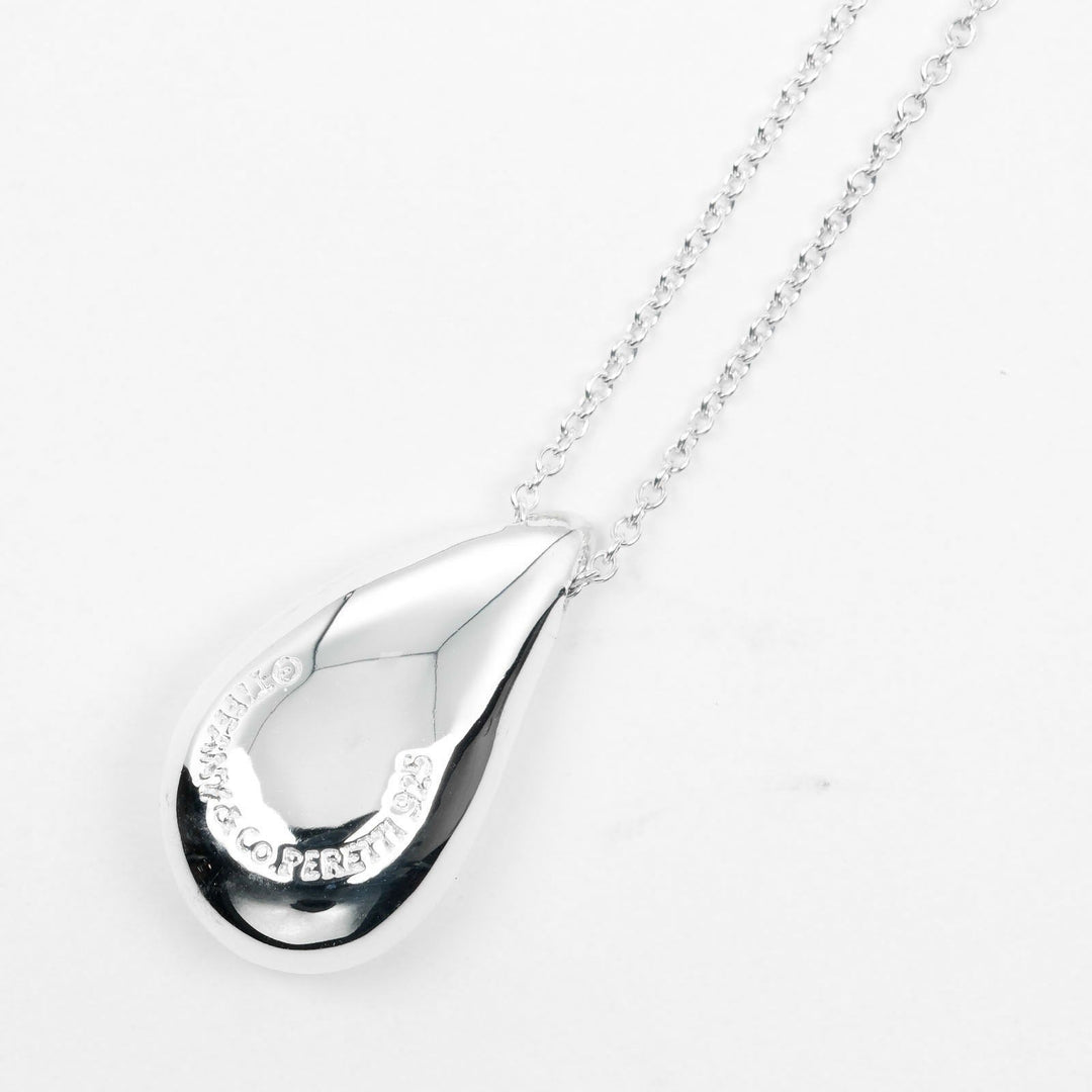 TIFFANY&Co. Necklace Silver925 Silver 23.6"Chain Teardrop Large Women Used Authentic