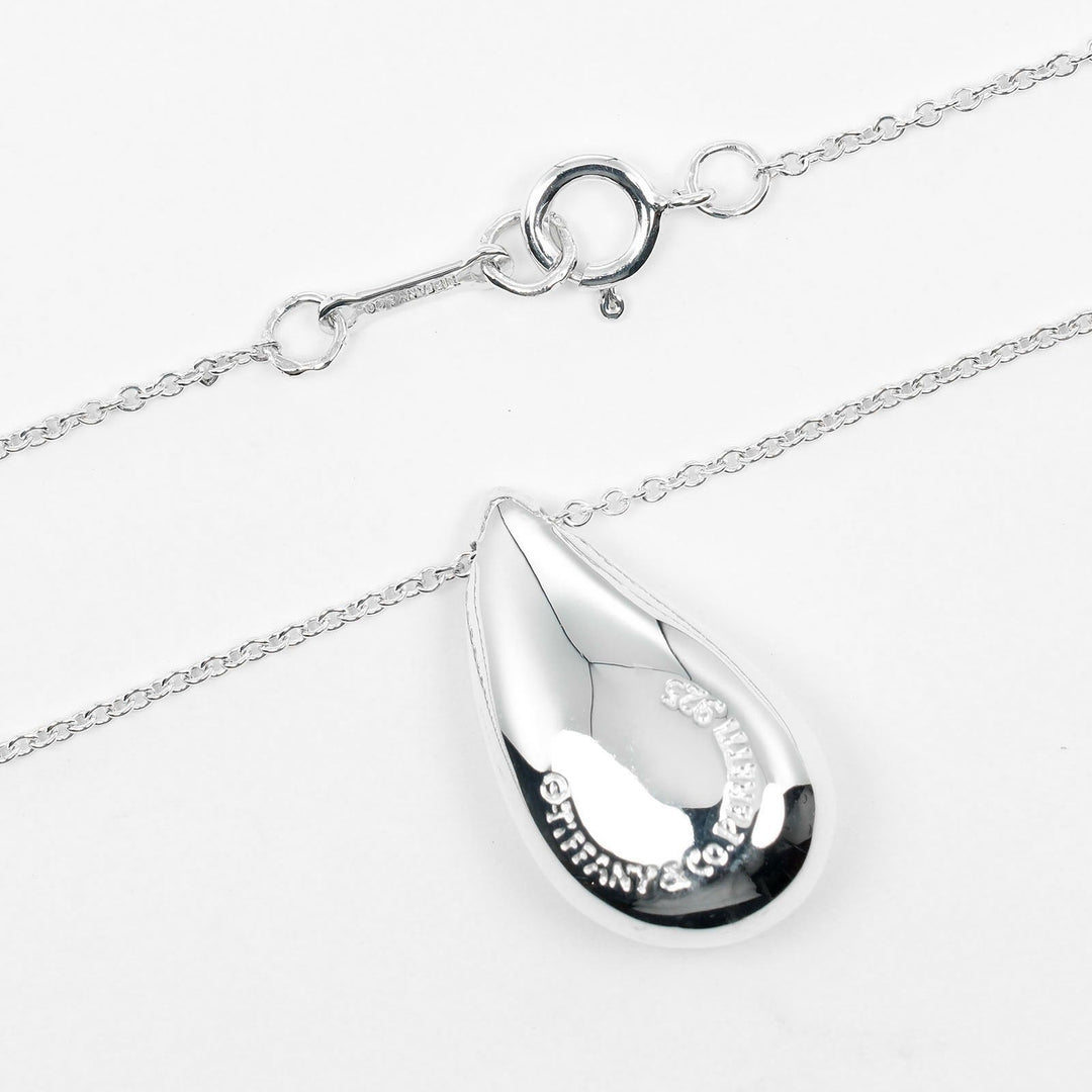 TIFFANY&Co. Necklace Silver925 Silver 23.6"Chain Teardrop Large Women Used Authentic