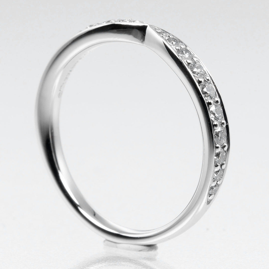 TIFFANY&Co. Ring Pt950Platinum, Diamond Silver harmony Women Used Authentic