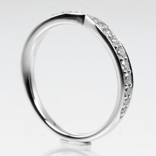 TIFFANY&Co. Ring Pt950Platinum, Diamond Silver harmony Women Used Authentic